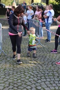 Najmłodsi uczestnicy biegu